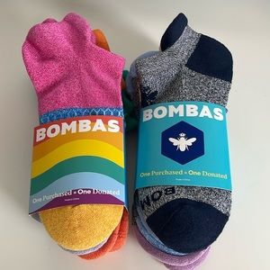 NWT 8 pairs of women’s original Bombas. Medium. Includes Pride pack